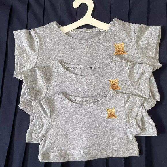 Bartholomew bear clothes outfits - Grey Bear T-shirts - FX30 (Tiny) - Picture 2 of 3